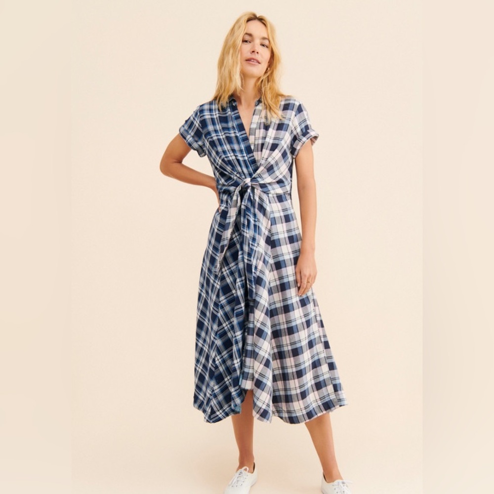 Anthro Pilcro Plaid shirt dress